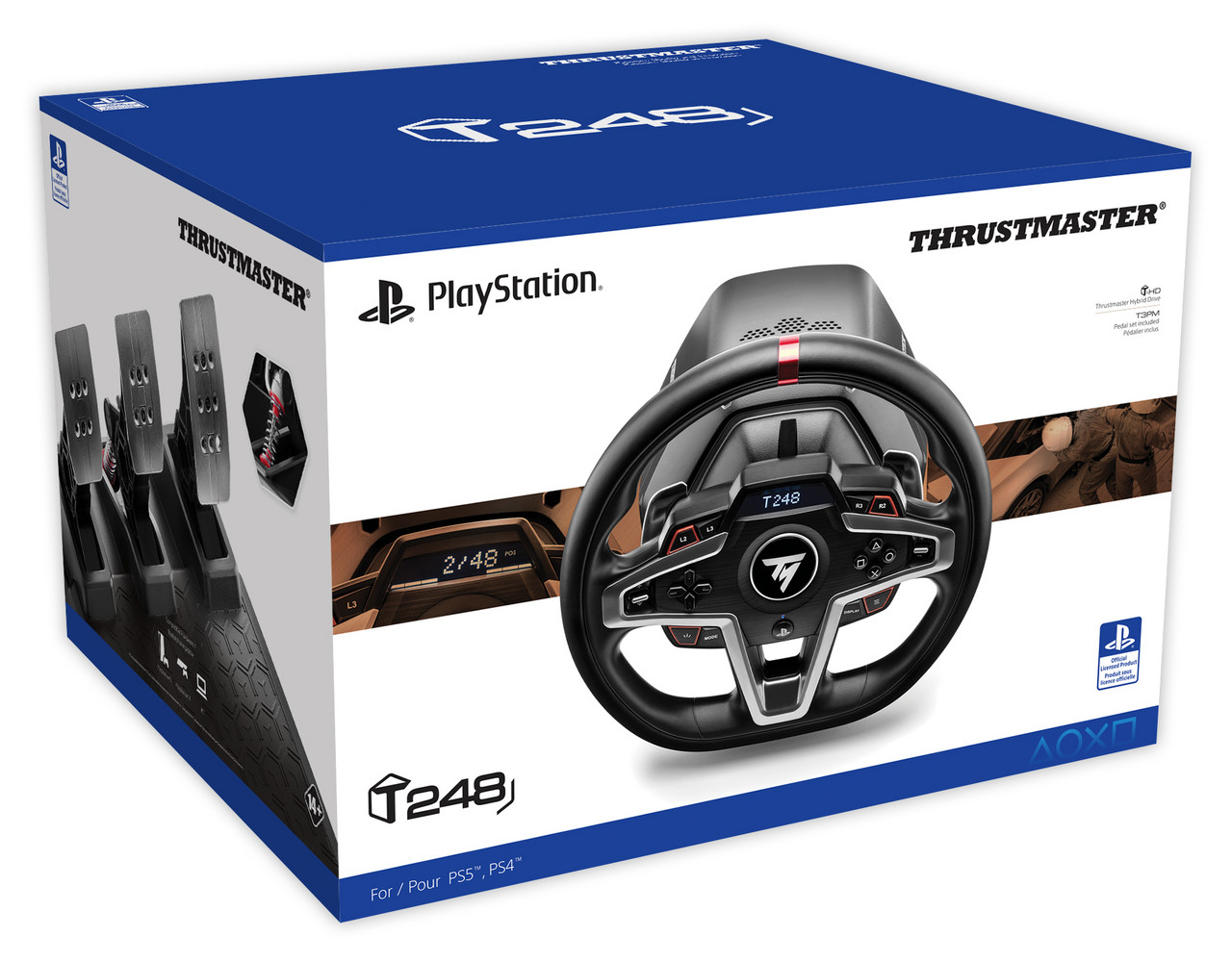 PS5 官方認證圖馬斯特方向盤T248 ZL.A00TZ.046